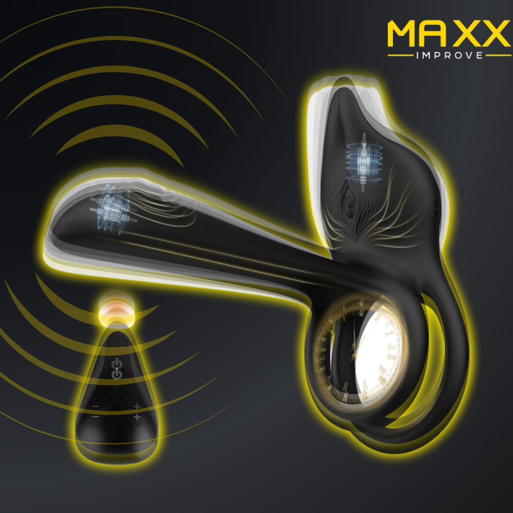 MAXX IMPROVE Double Trouble Vibrating Cock Ring - Maxx Improve