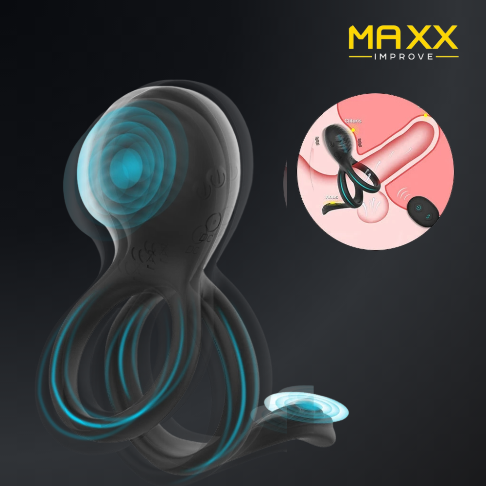 MAXX IMPROVE Fun4You&Me Vibrating Cock Ring - Maxx Improve