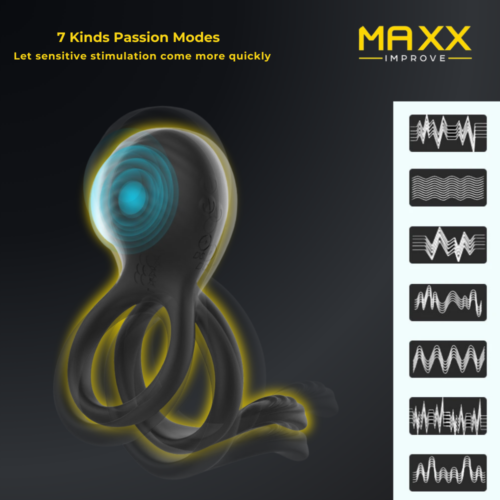 MAXX IMPROVE Fun4You&Me Vibrating Cock Ring - Maxx Improve