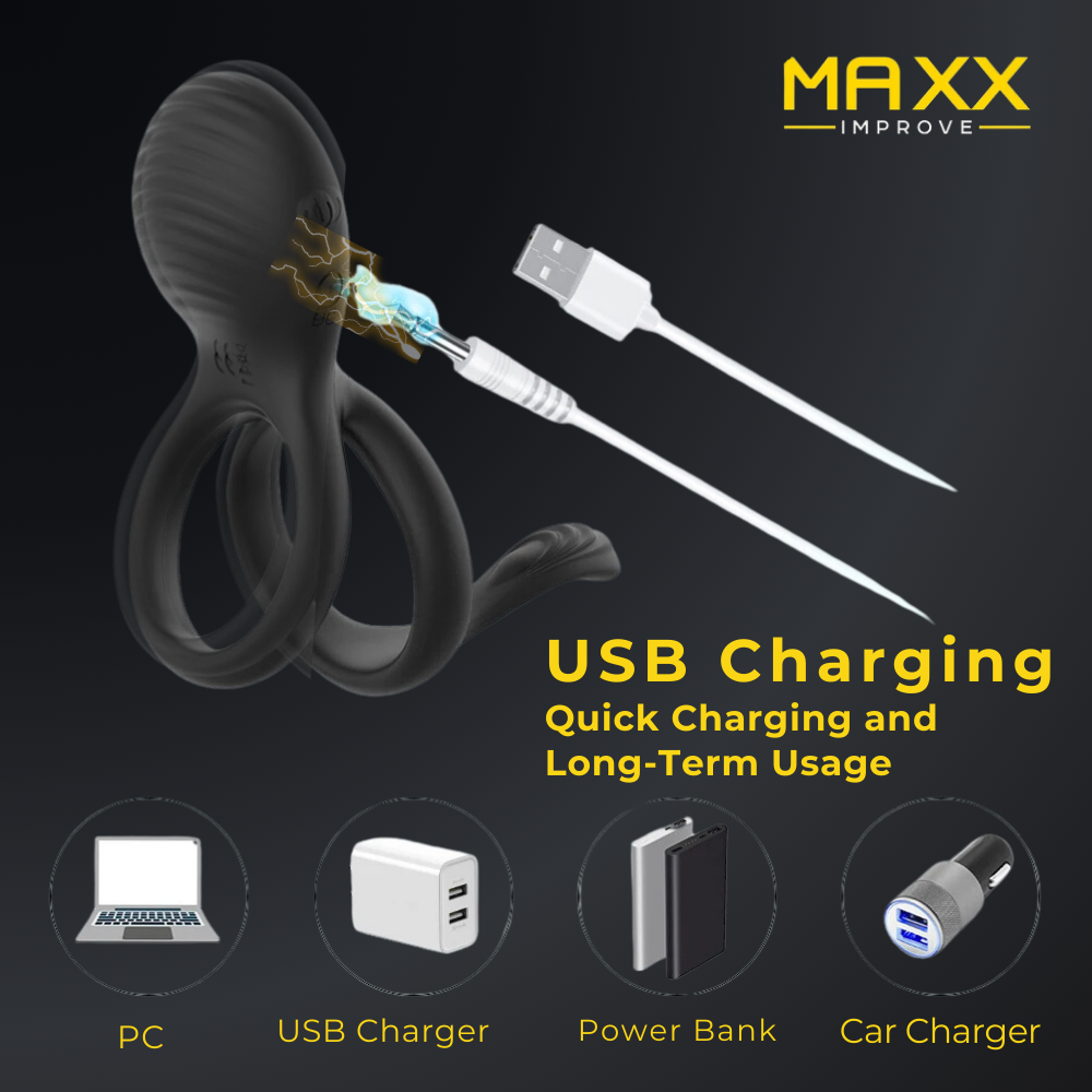 MAXX IMPROVE Fun4You&Me Vibrating Cock Ring - Maxx Improve