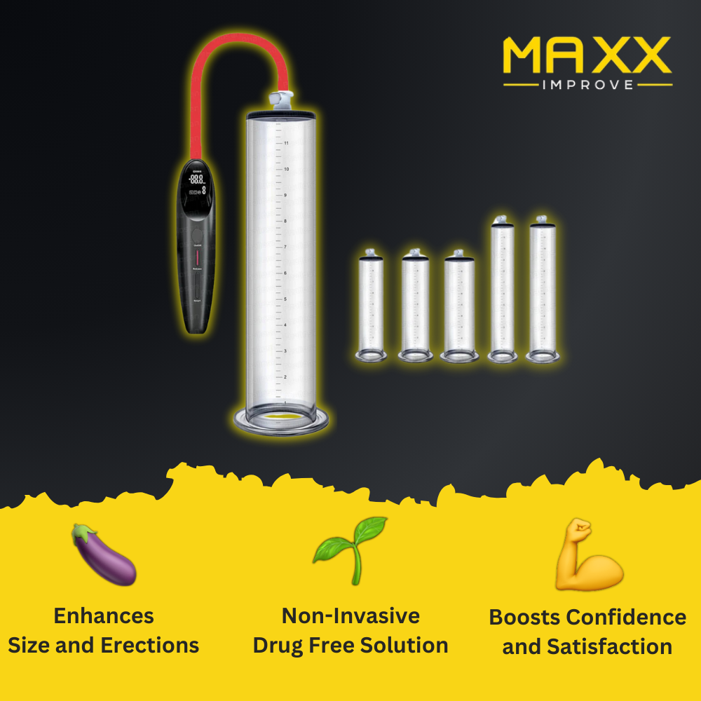 Penis Pump With Automatic Handle - Maxx Improve