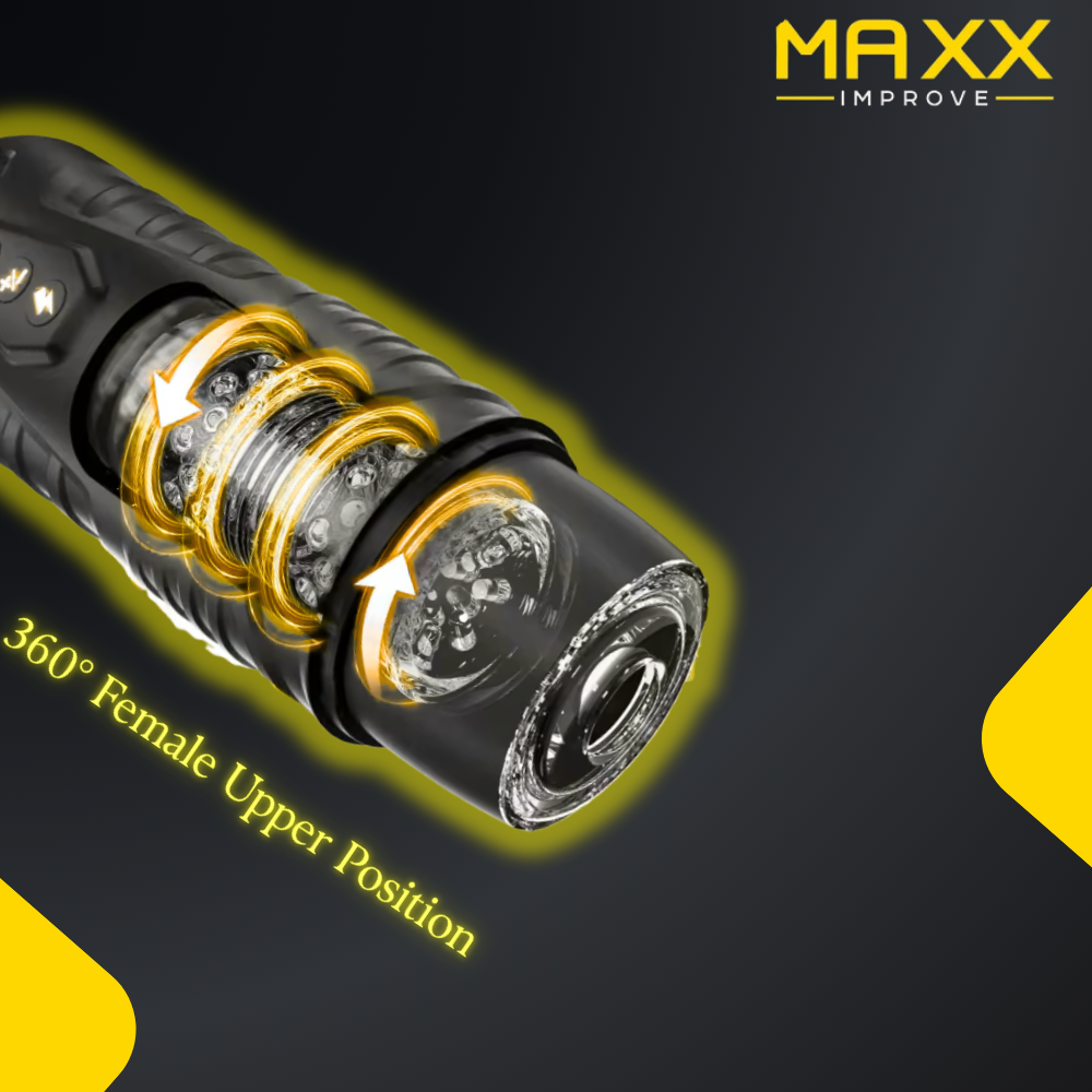 MAXX IMPROVE MantricTouch Masturbator 3-in-1, Zuigen-Trillen-Verwarmen