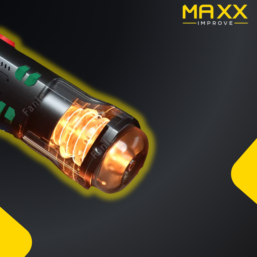 MAXX IMPROVE SensuWave Masturbator 3-in-1, Zuigen-Trillen-Kreunen (Optioneel)