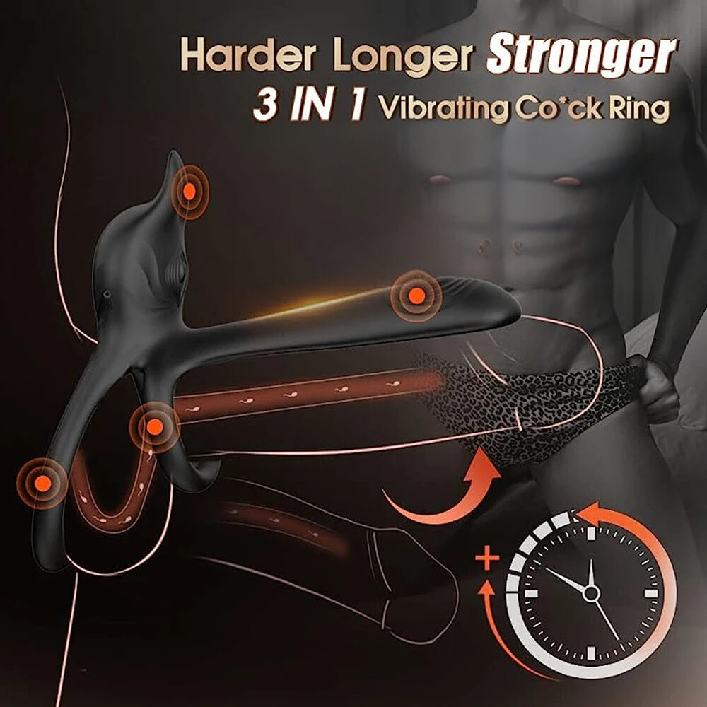 MAXX IMPROVE Double Trouble Vibrating Cock Ring - Maxx Improve