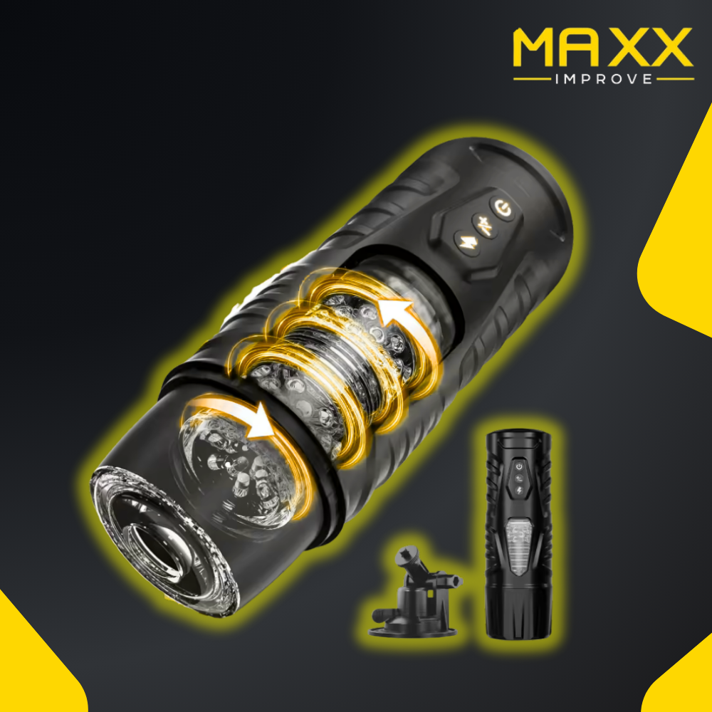 MAXX IMPROVE MantricTouch Masturbator 3-in-1, Zuigen-Trillen-Verwarmen