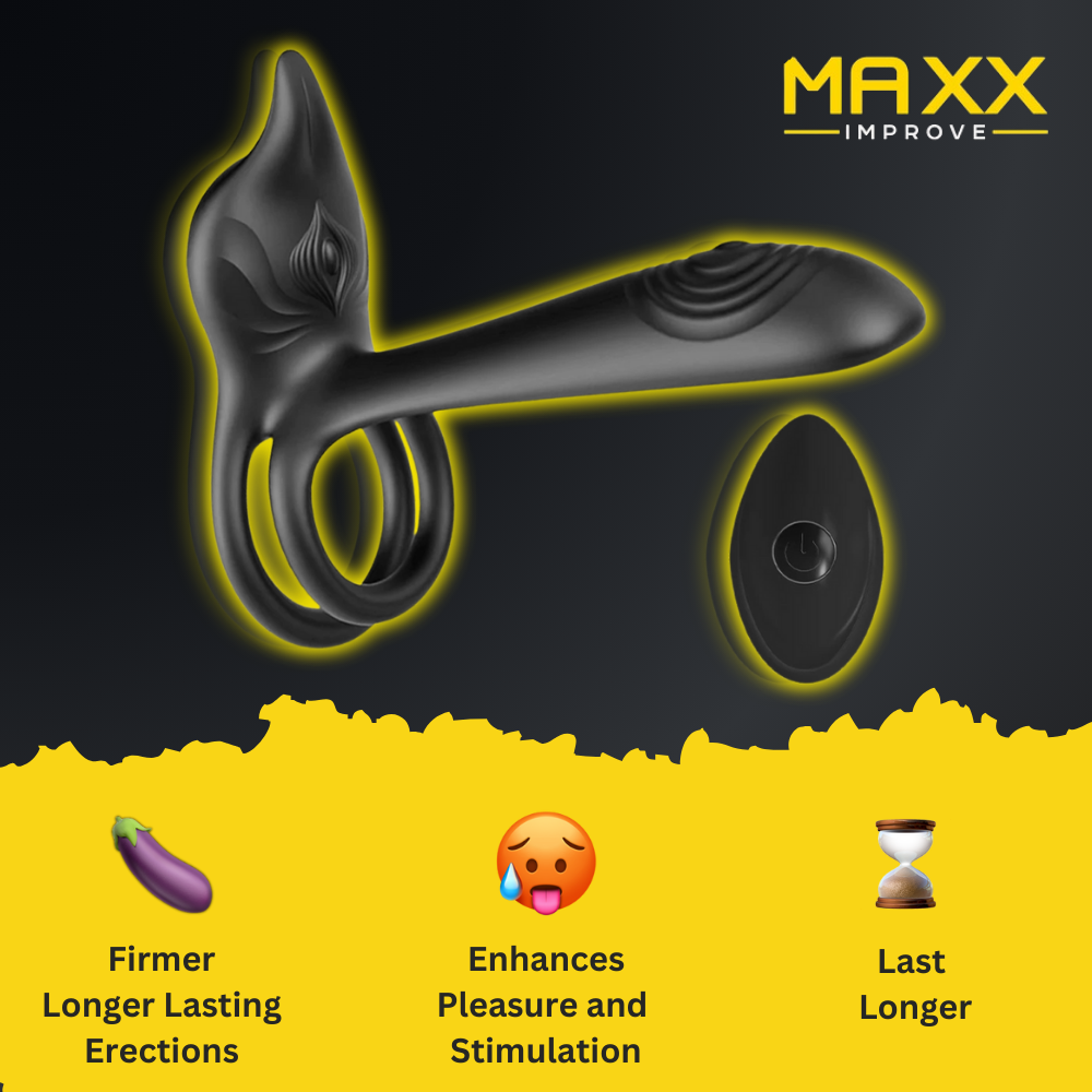 MAXX IMPROVE Double Trouble Vibrating Cock Ring - Maxx Improve