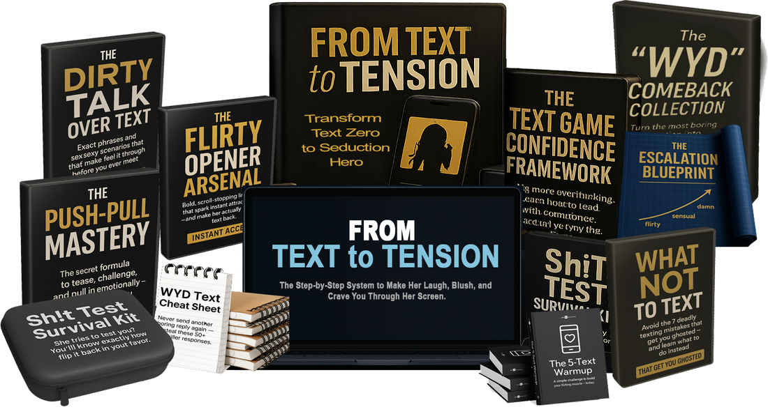 From Text to Tension - The Step-by-Step System to Make Her Laugh, Blush, and Crave You Through Her Screen.