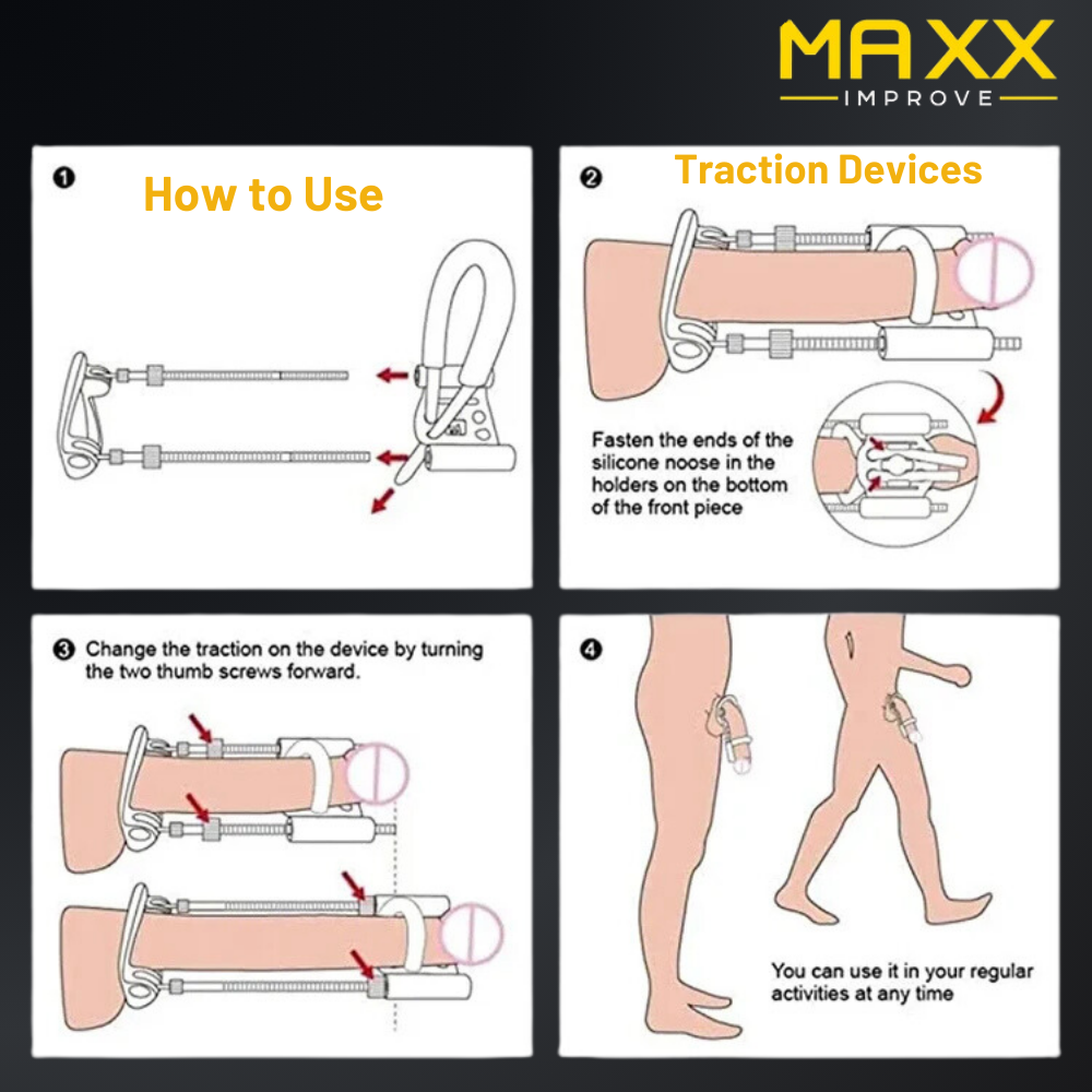 MAXX IMPROVE Penis Extender With Clamp Stretcher - Maxx Improve