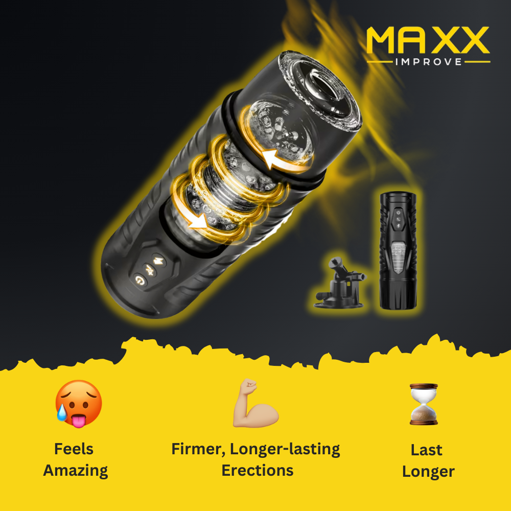 MAXX IMPROVE MantricTouch Masturbator 3-in-1, Zuigen-Trillen-Verwarmen