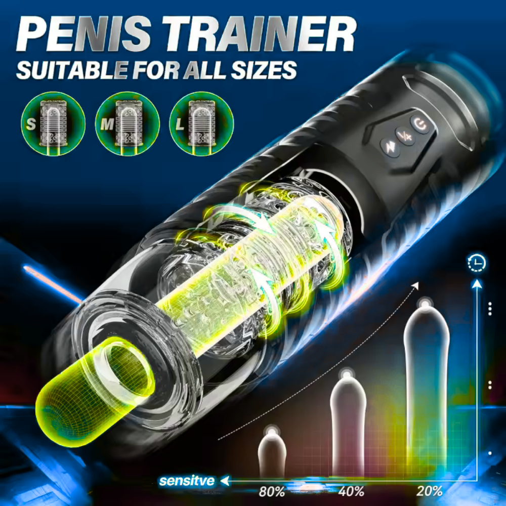 MAXX IMPROVE MantricTouch Masturbator 3-in-1, Zuigen-Trillen-Verwarmen